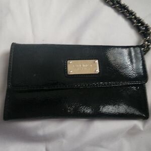 Nine West Black Patent Leather Clutch